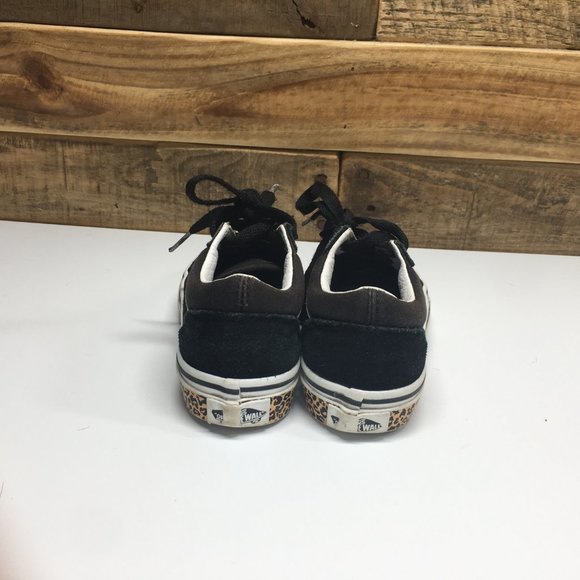 Vans 'Off the Wall' Animal Print Leopard Kids 10.5 - Picture 4 of 7